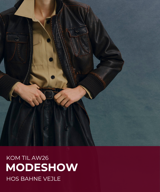 Modeshow AW26 hos Bahne Vejle – 9. september kl. 18:00